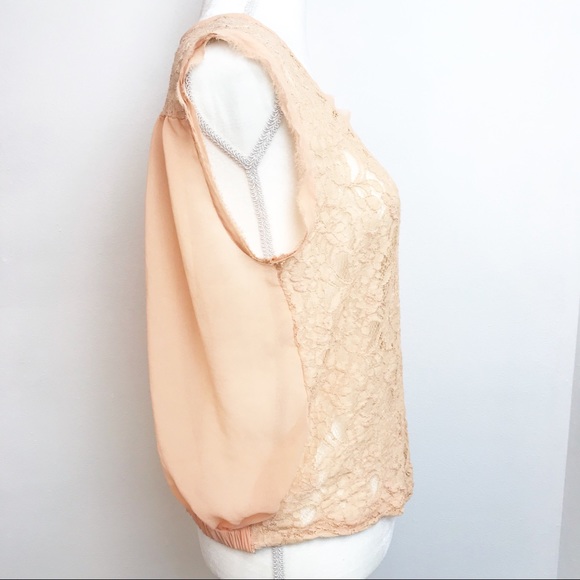 Jeans By Buffalo Lace Sleeveless Blouse-Large - Picture 2 of 8